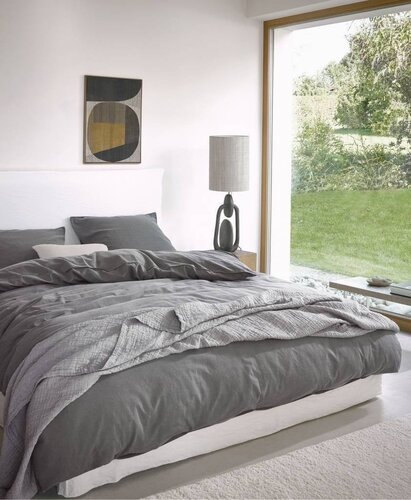 Marc O'Polo Marc O'Polo dekbedovertrek Senja stone 240x220 afbeelding