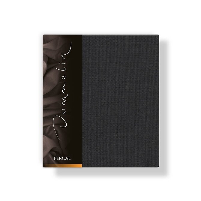 Dommelin Kussensloop Uni Percal 200TC 556 Steenkool 60x70