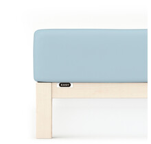 Schlafgut EASY Jersey Elasthan Hoeslaken S - 90x190 - 100x220 536 Blue Light