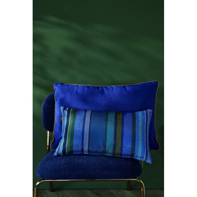 Kaat Sierkussen Rikke Blauw 30x50 cm