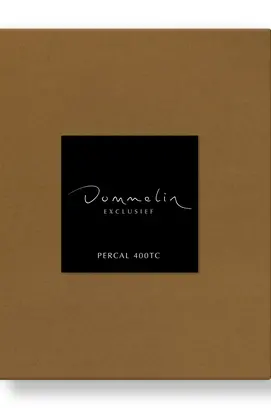 Dommelin Hoeslaken Uni Percal 400tc 743 Saffraan 200x220/30