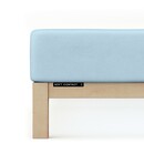 Schlafgut Schlafgut Soft Contact Jersey Flanel Hoeslaken XL - 180x200 - 200x200 536 Blue Light