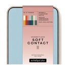 Schlafgut Schlafgut Soft Contact Jersey Flanel Hoeslaken XL - 180x200 - 200x200 536 Blue Light