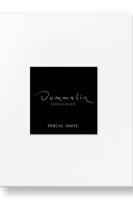 Dommelin Topper Hoeslaken Uni Percal 400TC 710 Wit 200x200/9