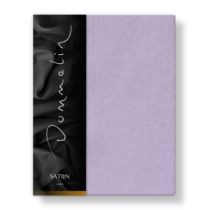 Dommelin Laken Uni Satijn 300TC 581 Lila 270x300 cm