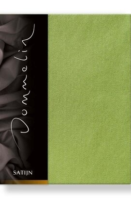 Dommelin Hoeslaken Uni Satijn 300TC 586 Groen 160x200/30