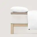 Schlafgut Schlafgut Pure Split-Topper Hoeslaken XL - 180x200 - 200x220 496 Sand Mid