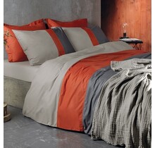 Dommelin Dekbedovertrek Padua Percal 200TC Taupe 140x200/220 cm