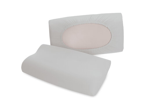 Schlafgut Schlafgut Pure flexible Kussensloop S-XL 511 Grey Light afbeelding