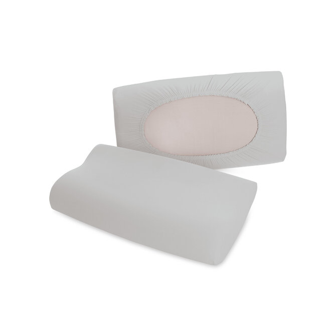 Schlafgut Pure flexible Kussensloop S-XL 511 Grey Light Schlafgut Pure flexible Kussensloop S-XL 511 Grey Light