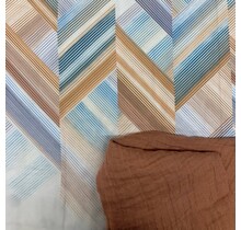 Dommelin Dekbedovertrek Fiamma Satijn 400TC Terracotta 240x200/220 cm