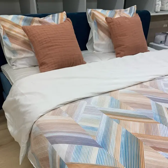 Dommelin Dekbedovertrek Fiamma Satijn 400TC Terracotta 240x200/220 cm