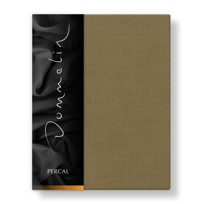 Dommelin Hoeslaken Uni Percal 200TC 507 Brons 80x200/30 Dommelin Hoeslaken Uni Percal 200TC 507 Brons 80x200/30