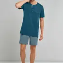 Schiesser Schiesser heren Shortama 173863 petrol