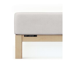 Schlafgut Soft Contact Jersey Flanel Hoeslaken XL - 180x200 - 200x200 511 Grey Light