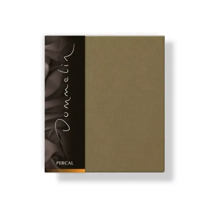 Dommelin Kussensloop Uni Percal 200TC 507 Brons 60x70