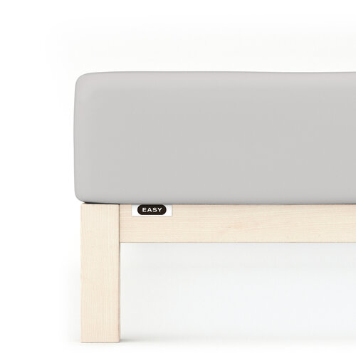 Schlafgut Schlafgut EASY Jersey Elasthan Hoeslaken XL - 180x200 - 200x220 511 Grey Light afbeelding