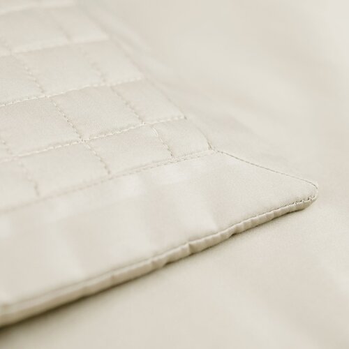 Dommelin Dommelin Sprei Chicago Satijn 300TC Ecru 50x260 cm afbeelding