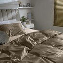 Dommelin Dommelin Laken Uni Satijn 300TC 574 Cappuccino 240x270 cm