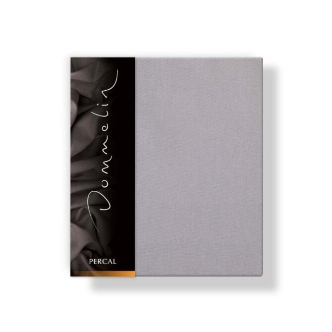 Dommelin Kussensloop Uni Percal 200TC 584 Muisgrijs 60x70