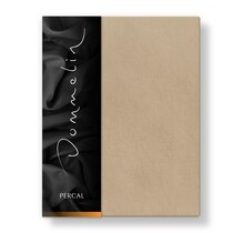 Dommelin Laken Uni Percal 200TC 549 Cafe 270x300 cm