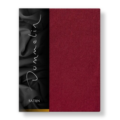 Dommelin Dommelin Laken Uni Satijn 300TC 580 Rosso 240x270 cm afbeelding