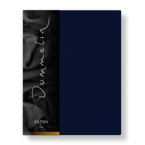 Dommelin Dommelin Laken Uni Satijn 300TC 524 Navy 240x270 cm afbeelding