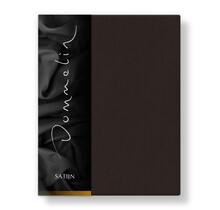 Dommelin Laken Uni Satijn 300TC 575 Choco 160x270 cm