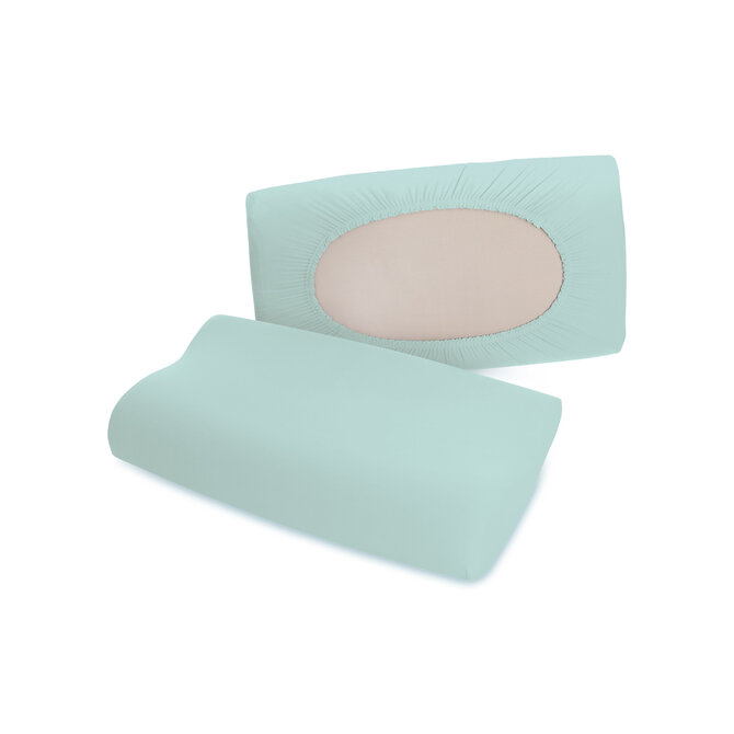 Schlafgut Pure flexible Kussensloop S-XL 435 Petrol Light Schlafgut Pure flexible Kussensloop S-XL 435 Petrol Light