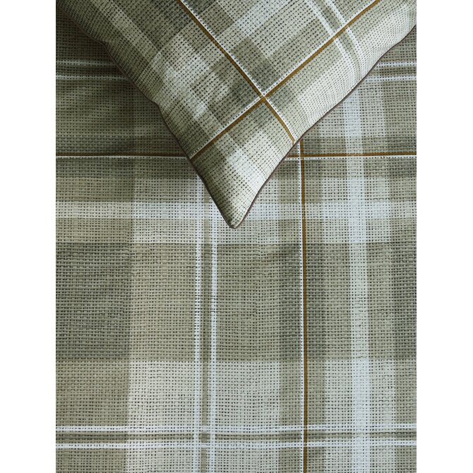 Rivièra Maison Dekbedovertrek Tartan Check Zand 260x200/220 cm