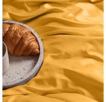 Dommelin Laken Uni Satijn 300TC 546 Okergeel 240x270 cm