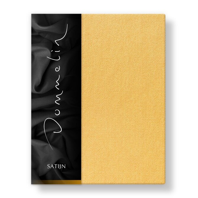 Dommelin Laken Uni Satijn 300TC 546 Okergeel 240x270 cm