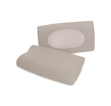 Schlafgut Pure flexible Kussensloop S-XL 496 Sand Mid