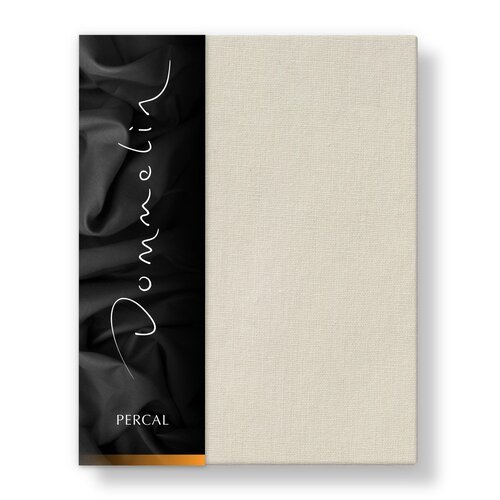 Dommelin Dommelin Laken Uni Percal 200TC 516 Beige 160x270 cm afbeelding