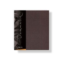 Dommelin Kussensloop Uni Percal 200TC 557 Bruin 60x70