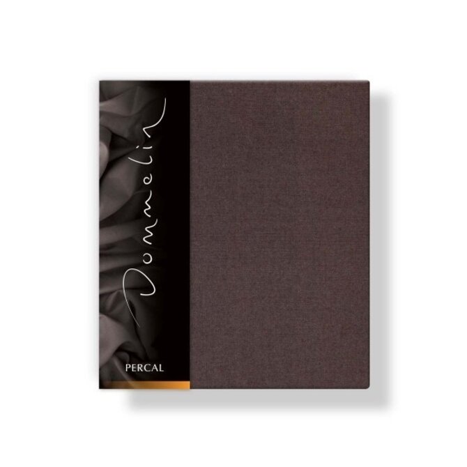 Dommelin Kussensloop Uni Percal 200TC 557 Bruin 60x70