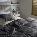 Dommelin Dommelin Laken Uni Satijn 300TC 556 Steenkool 200x270 cm