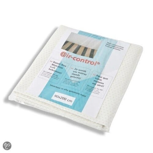 Zwartz Optinop matrasdek antislip Wit 90x210/220 afbeelding
