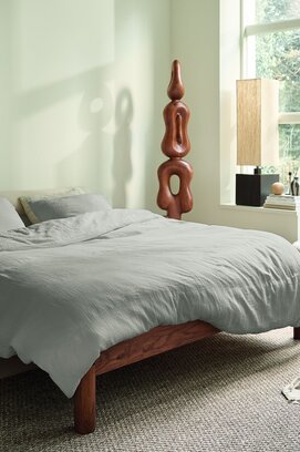 VT wonen Dekbedovertrek Gentle Embrace Zand 240x200/220 cm