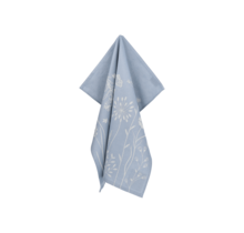 Bunzlau Castle Theedoek Wild Flowers Grey-Blue