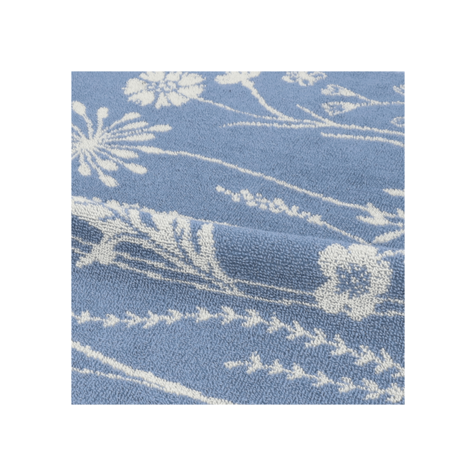 Bunzlau Castle Keukendoek Wild Flowers Grey-Blue