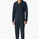 Schiesser Schiesser Heren Pyjama Long  nightblue 183176 58/3XL