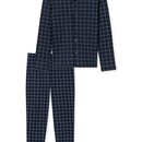 Schiesser Schiesser Heren Pyjama Long  nightblue 183176 50/M