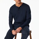 Schiesser Schiesser Heren Pyjama Long  nightblue 183175 56/XXL