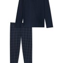 Schiesser Schiesser Heren Pyjama Long  nightblue 183175 56/XXL