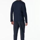 Schiesser Schiesser Heren Pyjama Long  nightblue 183175 52/L