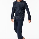 Schiesser Schiesser Heren Pyjama Long  nightblue 183173 52/L