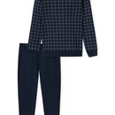Schiesser Schiesser Heren Pyjama Long  nightblue 183173 52/L