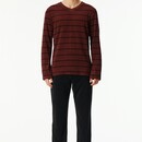 Schiesser Schiesser Heren Pyjama Long  winered 183138 48/S