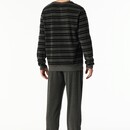 Schiesser Schiesser Heren Pyjama Long  darkgrey-mel. 183128 56/XXL